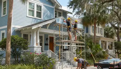 Vinyl siding installation by Tampa, FL siding contractor for home exterior upgrade