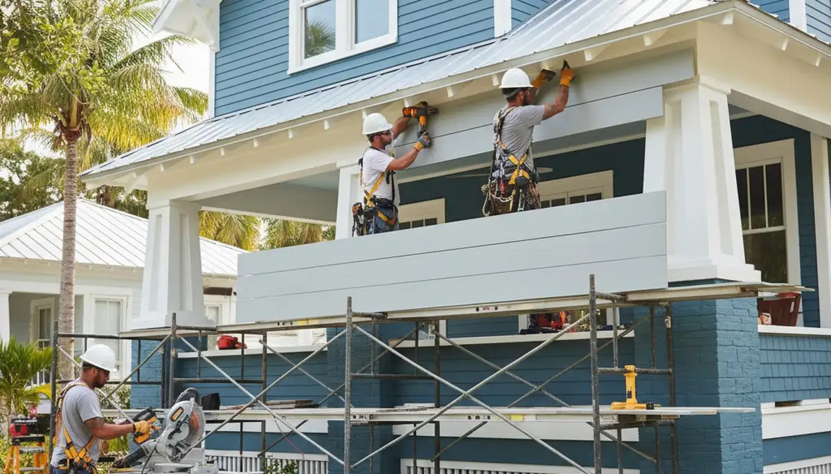 Vinyl siding installation service in Tampa, FL for homes and businesses