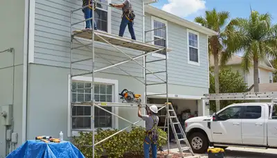 Vinyl siding installation in Tampa, FL for a professional home exterior upgrade