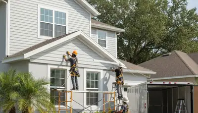 Vinyl siding installation services in Tampa, FL for residential homes