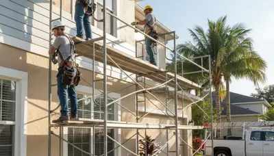 Vinyl siding installation in Tampa, FL for a professional siding business