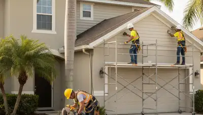 Vinyl siding installation in Tampa, FL for a professional home exterior upgrade