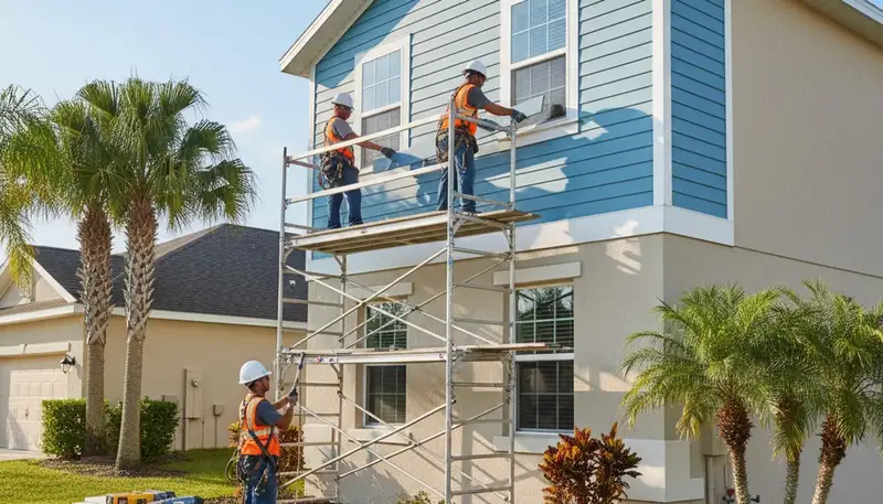 Vinyl siding installation service in Tampa, FL for homes and businesses