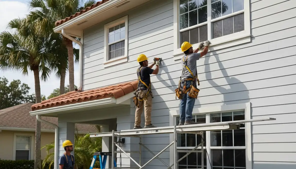 Vinyl siding installation service in Tampa, FL for residential exterior remodeling