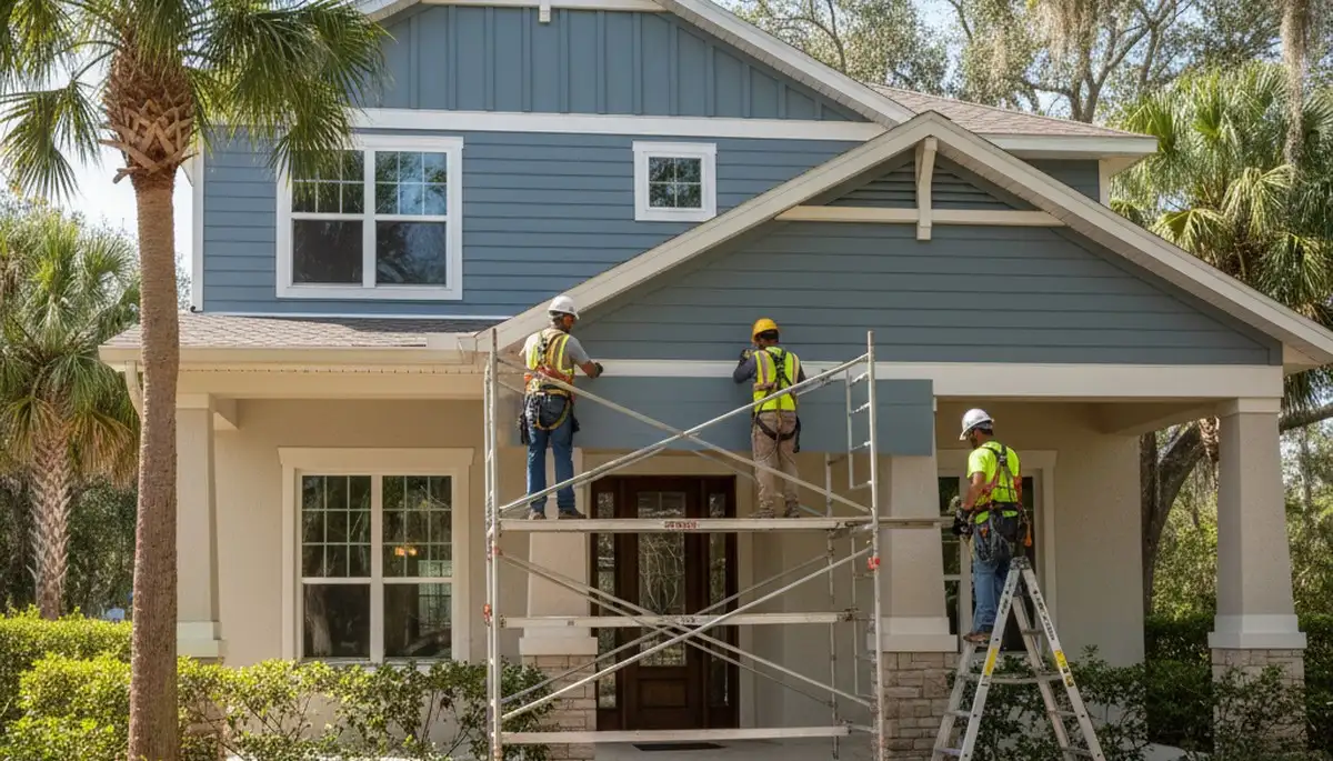 Vinyl siding installation services in Tampa, FL for residential exterior home improvement