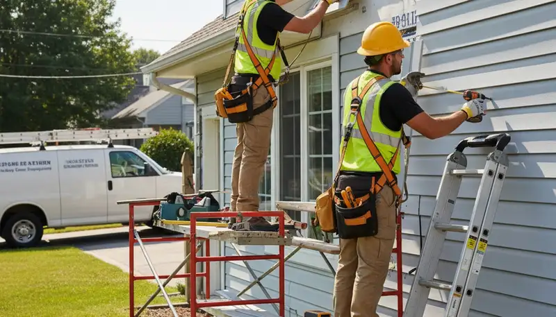 Vinyl siding repair service in Tampa, FL by FX Remodeling & Exteriors